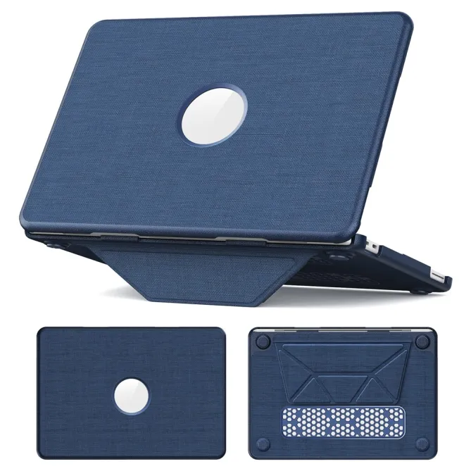 Coque MacBook Neo 13 pouces Tissu Premium Béquille