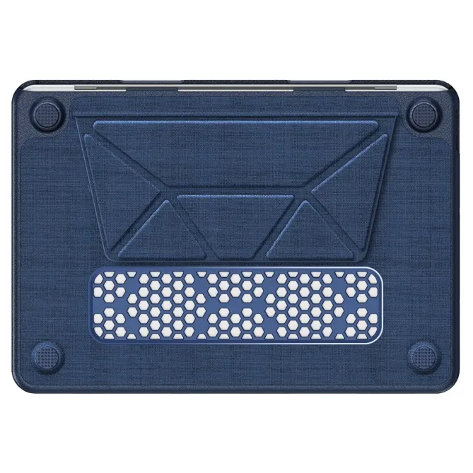 Coque MacBook Neo 13 pouces Tissu Premium Béquille