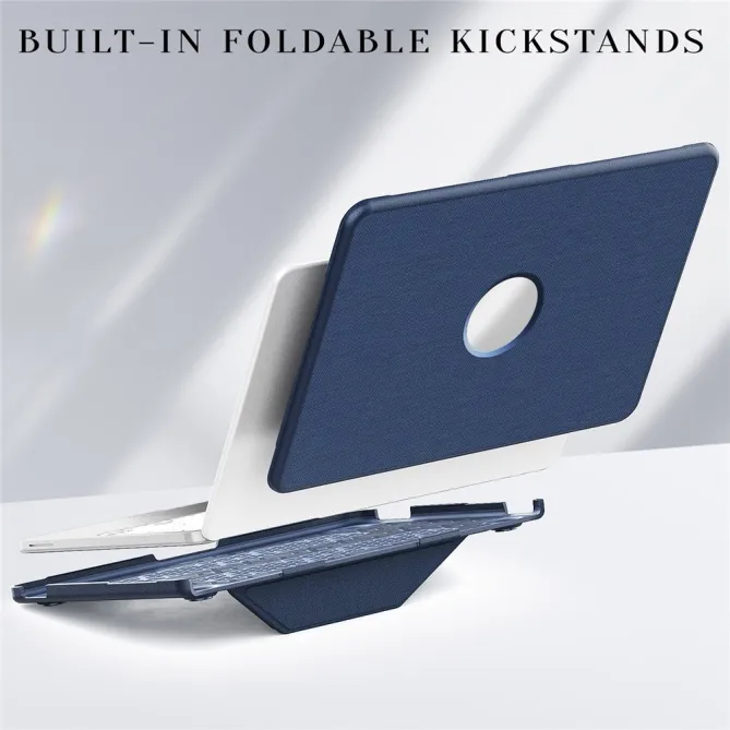 Coque MacBook Neo 13 pouces Tissu Premium Béquille