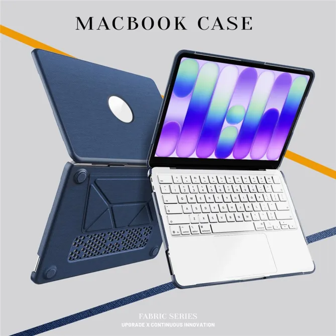 Coque MacBook Neo 13 pouces Tissu Premium Béquille