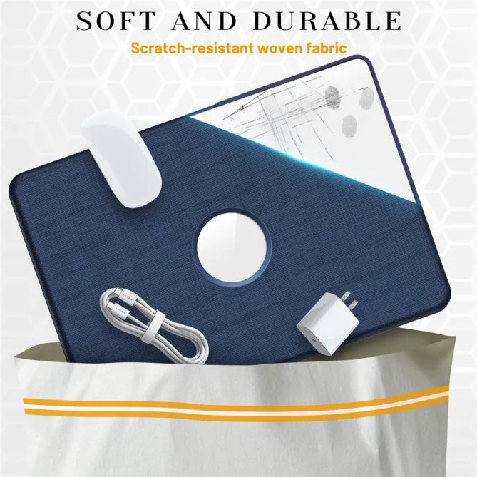 Coque MacBook Neo 13 pouces Tissu Premium Béquille