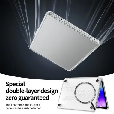 Coque MacBook Neo 13 pouces Crystal Dual Shield