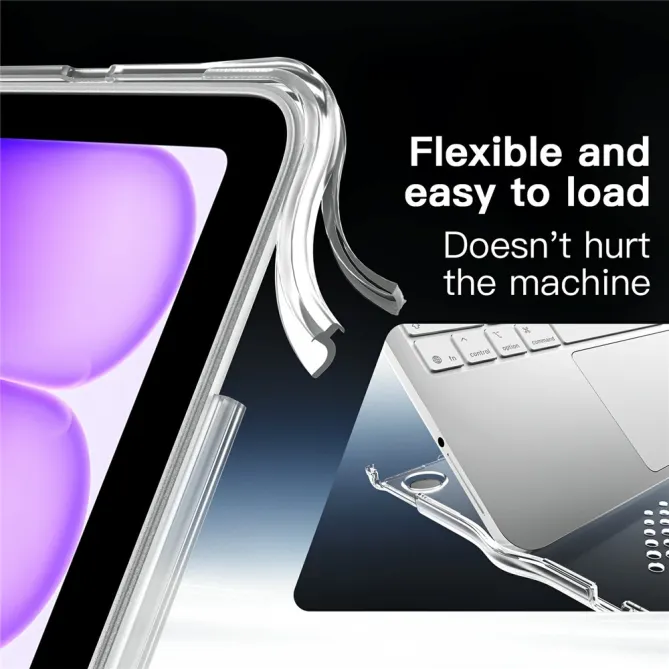 Coque MacBook Neo 13 pouces Crystal Dual Shield