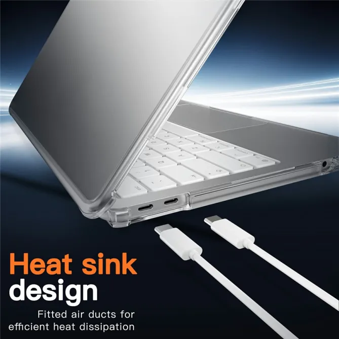 Coque MacBook Neo 13 pouces Crystal Dual Shield