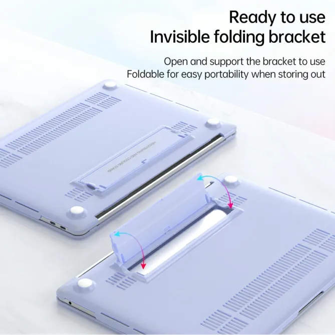 Coque MacBook Neo 13 pouces Pastel Mat Béquille Intégrée