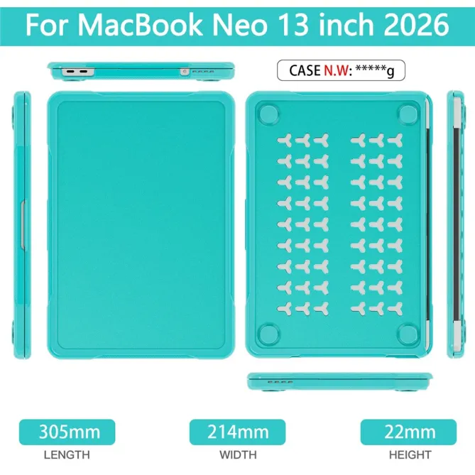 Coque MacBook Neo 13 pouces Fortress Triple Couche