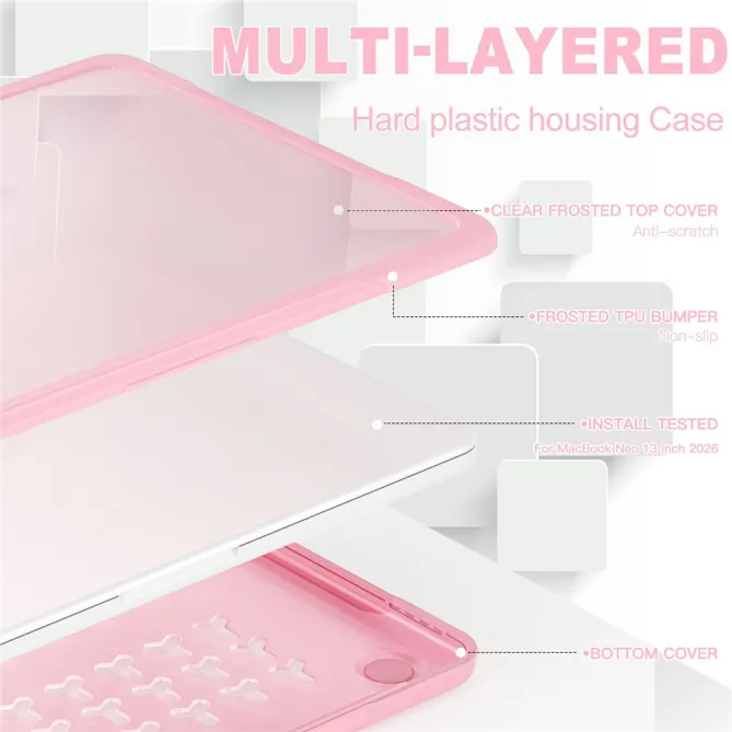 Coque MacBook Neo 13 pouces Fortress Triple Couche