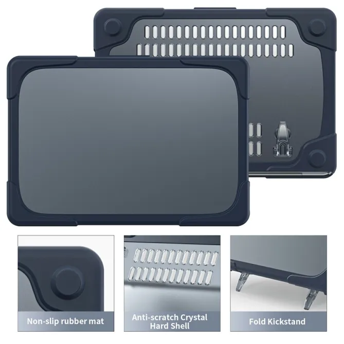 Coque MacBook Neo 13 pouces Titan Hybrid Béquille