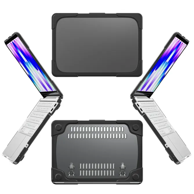 Coque MacBook Neo 13 pouces Titan Hybrid Béquille