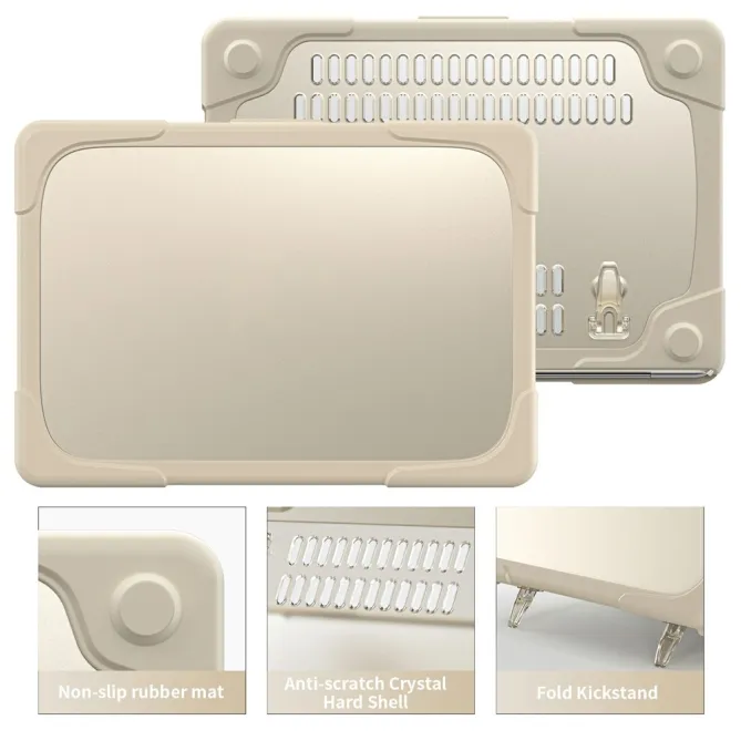 Coque MacBook Neo 13 pouces Titan Hybrid Béquille