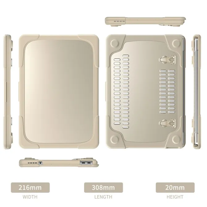 Coque MacBook Neo 13 pouces Titan Hybrid Béquille