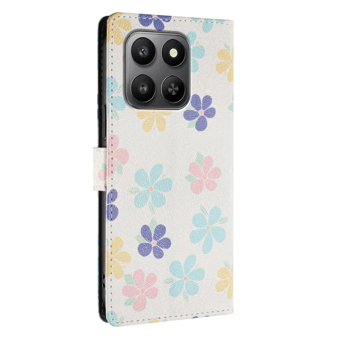 Housse Honor 600 Smart Fleurs Multicolores avec Dragonne