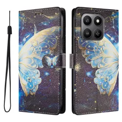 Housse Honor 600 Smart Papillon Céleste avec Dragonne
