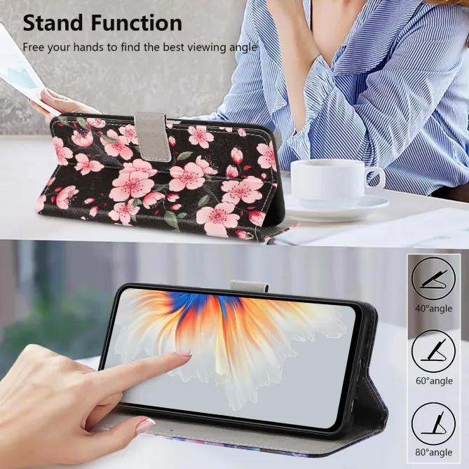 Housse Honor 600 Smart Motif Fleurs de Cerisier