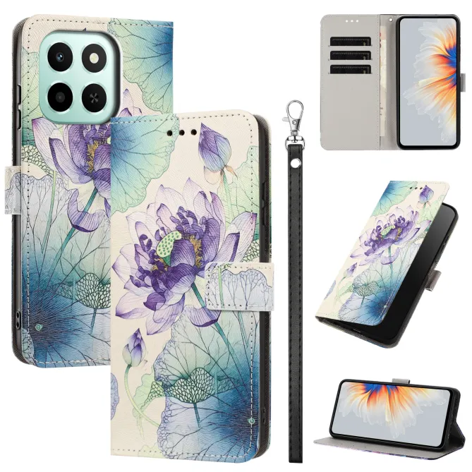 Housse Honor 600 Smart Fleurs de Lotus
