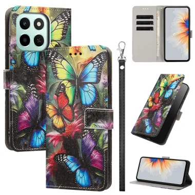 Housse Honor 600 Smart Papillons Multicolores