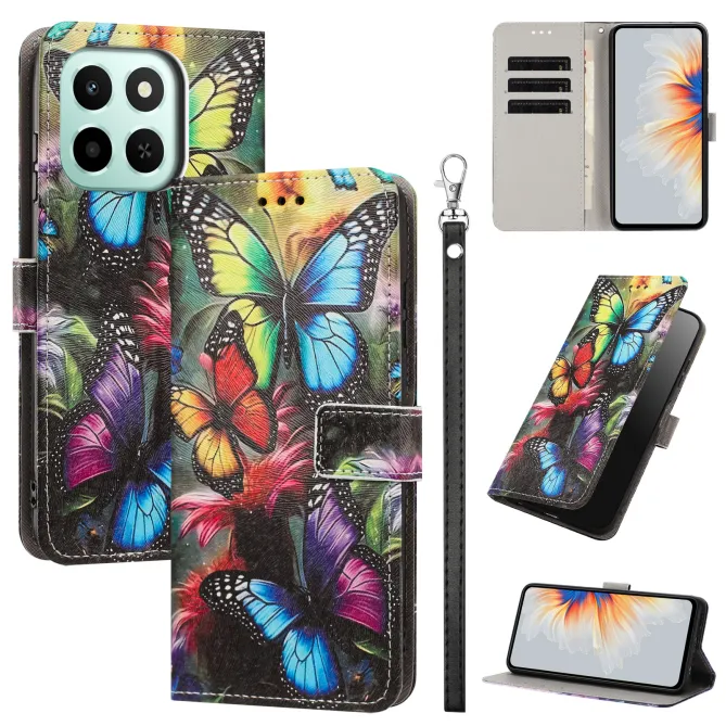 Housse Honor 600 Smart Papillons Multicolores