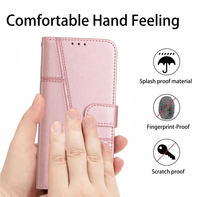 Housse Honor 600 Smart Simili Cuir Lignes en Relief