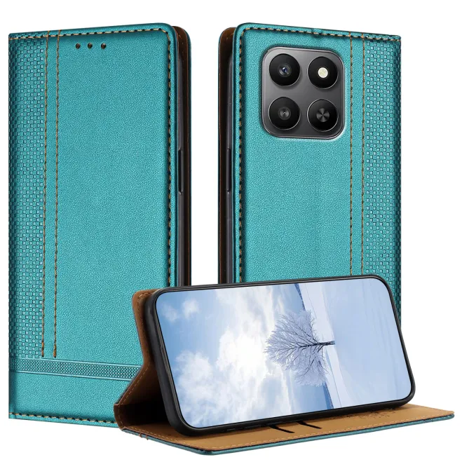 Flip Cover Honor 600 Smart Lignes Structurées avec Porte-Cartes
