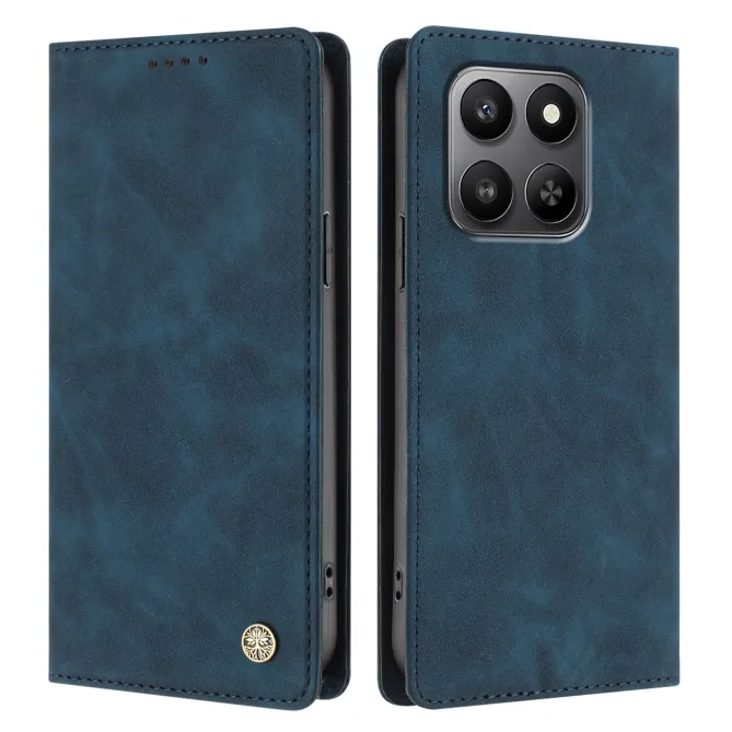 Housse rabat Honor 600 Smart simili cuir suédé anti-RFID