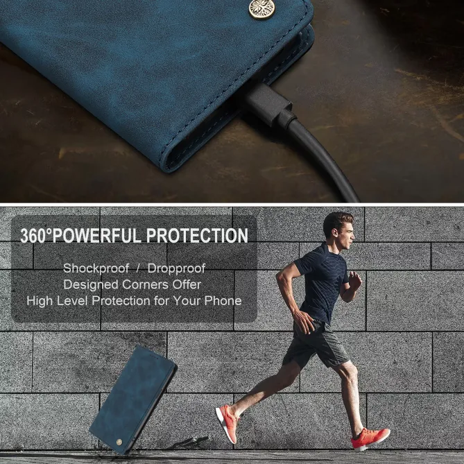 Housse rabat Honor 600 Smart simili cuir suédé anti-RFID