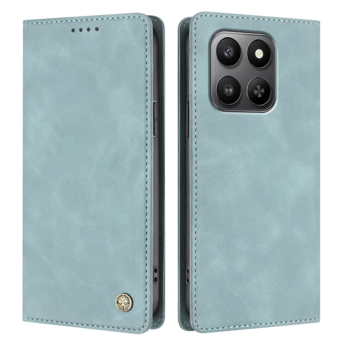Housse rabat Honor 600 Smart simili cuir suédé anti-RFID