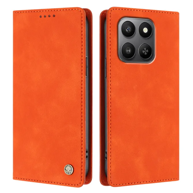 Housse rabat Honor 600 Smart simili cuir suédé anti-RFID