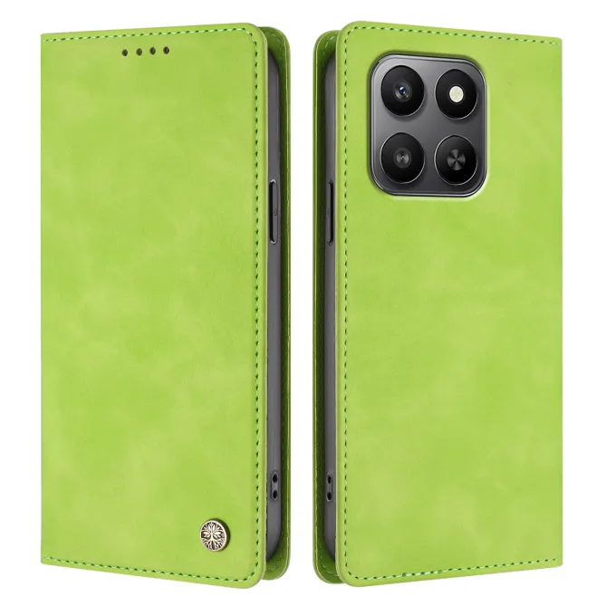 Housse rabat Honor 600 Smart simili cuir suédé anti-RFID