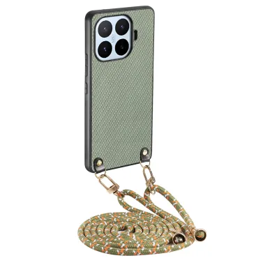 Coque Xiaomi 17T Pro Texture Fibre de Carbone Cordon Ajustable