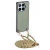 Coque Xiaomi 17T Pro Texture Fibre de Carbone Cordon Ajustable