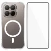Coque Xiaomi 17T Pro Magnétique Transparente avec Film Écran Verre Trempé