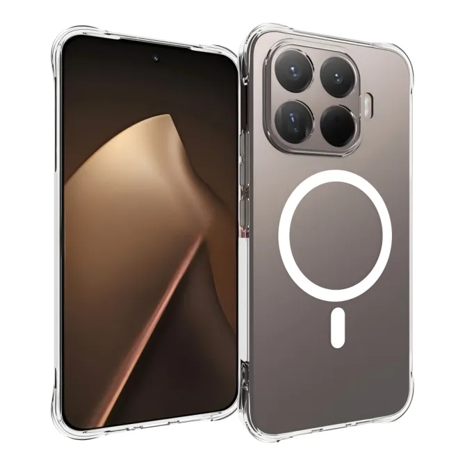 Coque Xiaomi 17T Pro Magnétique Transparente avec Film Écran Verre Trempé