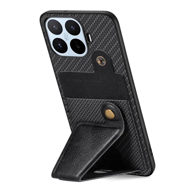 Coque Xiaomi 17T Pro Fibre de Carbone Support en K Porte-Carte