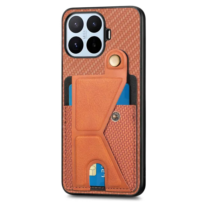 Coque Xiaomi 17T Pro Fibre de Carbone Support en K Porte-Carte