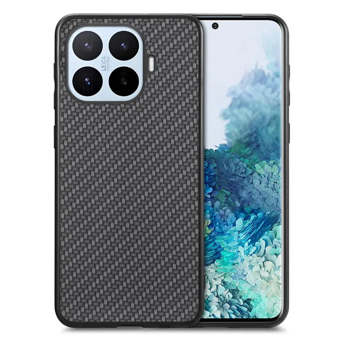 Coque Xiaomi 17T Pro Texture Fibre de Carbone Simili Cuir Rigide