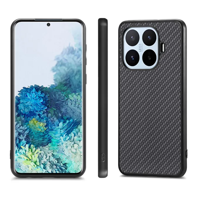 Coque Xiaomi 17T Pro Texture Fibre de Carbone Simili Cuir Rigide