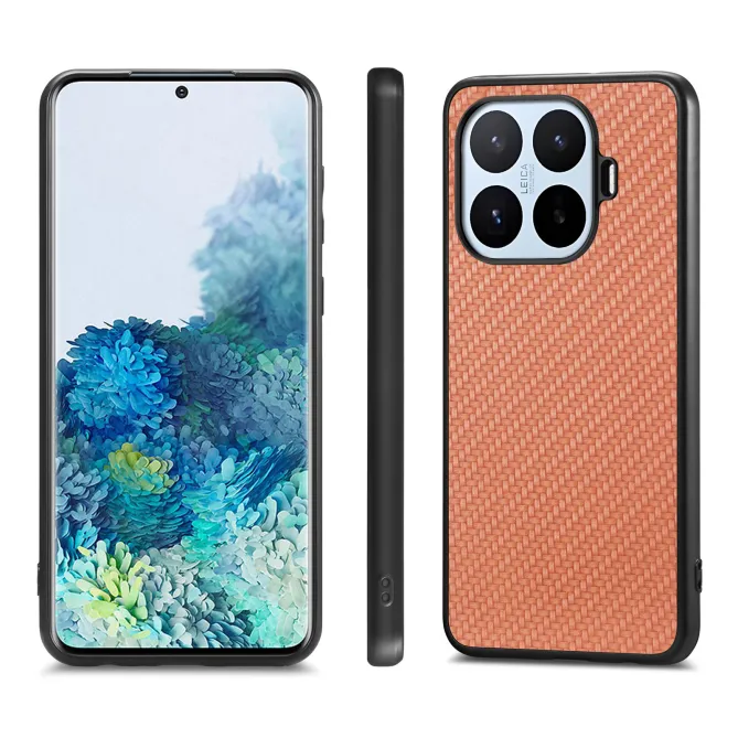 Coque Xiaomi 17T Pro Texture Fibre de Carbone Simili Cuir Rigide