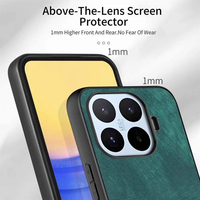 Coque Xiaomi 17T Pro Simili Cuir Rétro