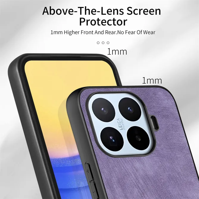 Coque Xiaomi 17T Pro Simili Cuir Rétro