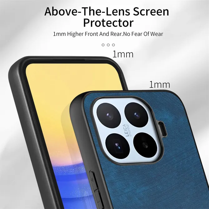 Coque Xiaomi 17T Pro Simili Cuir Rétro