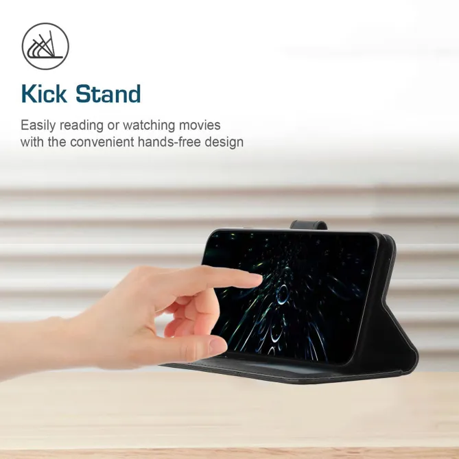 Housse Xiaomi 17T Pro Simili Cuir Lignes en Relief