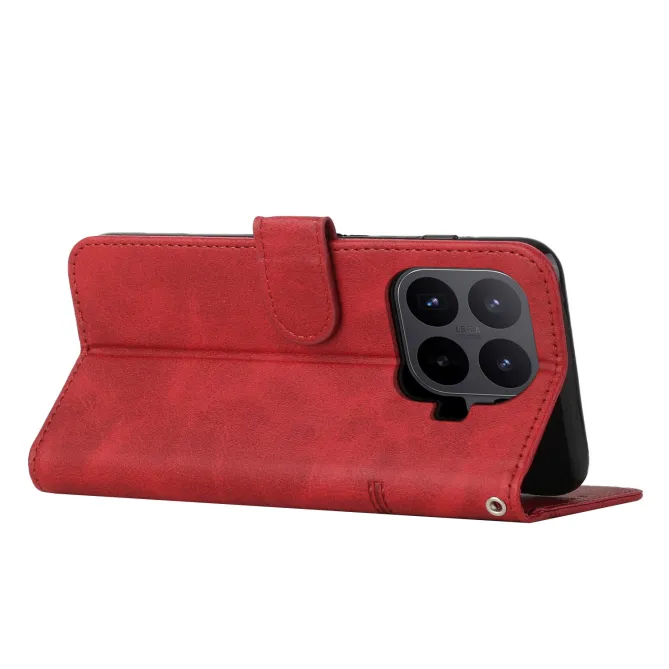 Housse Xiaomi 17T Pro Simili Cuir Lignes en Relief