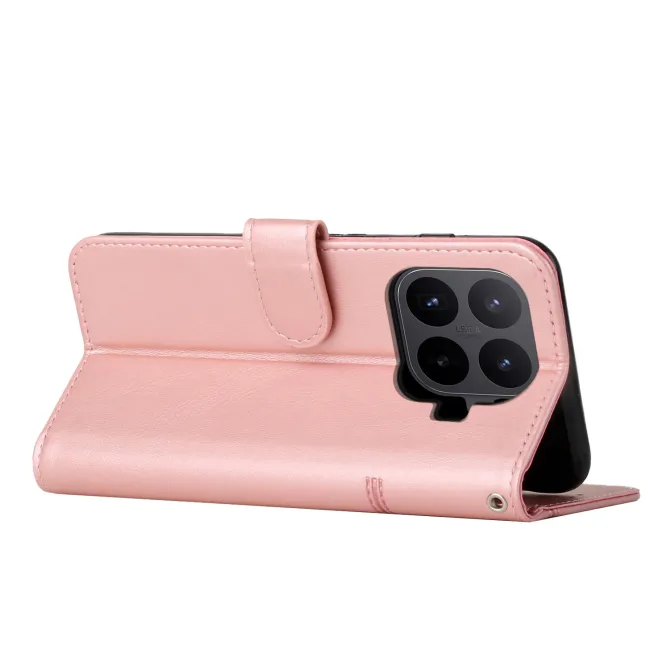 Housse Xiaomi 17T Pro Simili Cuir Lignes en Relief