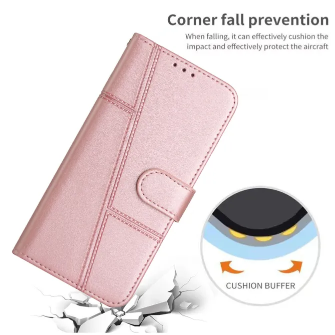 Housse Xiaomi 17T Pro Simili Cuir Lignes en Relief
