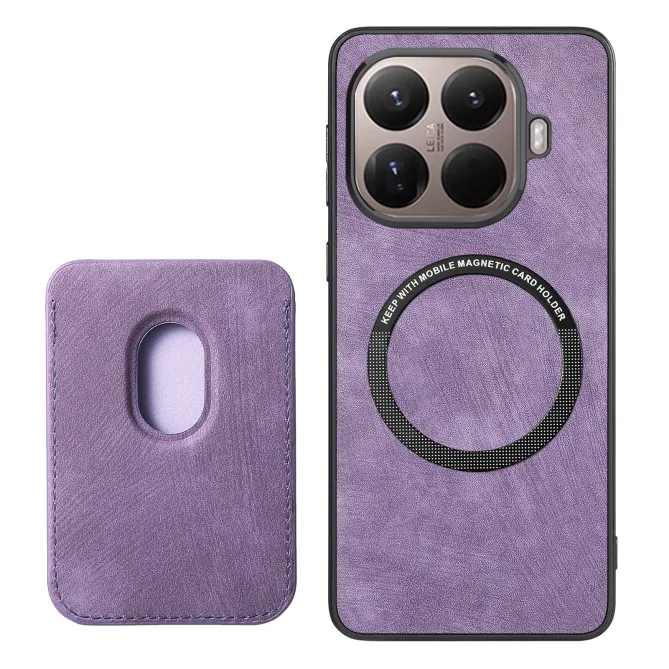 Coque Xiaomi 17T Pro Simili Cuir Rétro Porte-Cartes Magnétique Détachable