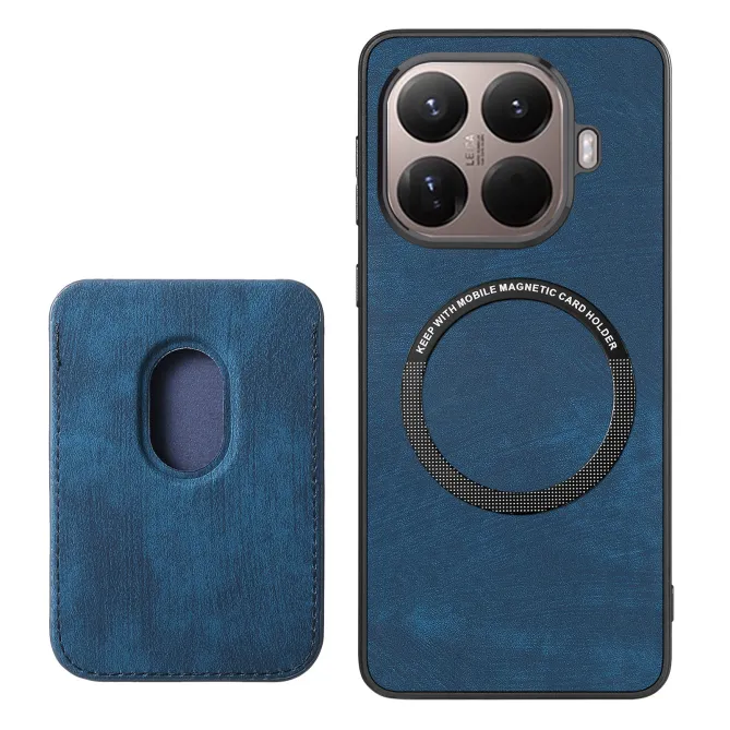 Coque Xiaomi 17T Pro Simili Cuir Rétro Porte-Cartes Magnétique Détachable