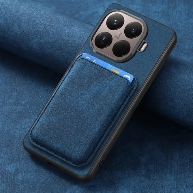 Coque Xiaomi 17T Pro Simili Cuir Rétro Porte-Cartes Magnétique Détachable