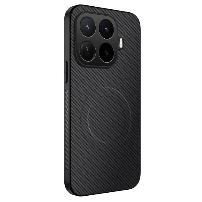 Coque Xiaomi 17T Pro Magnétique Style Fibre de Carbone