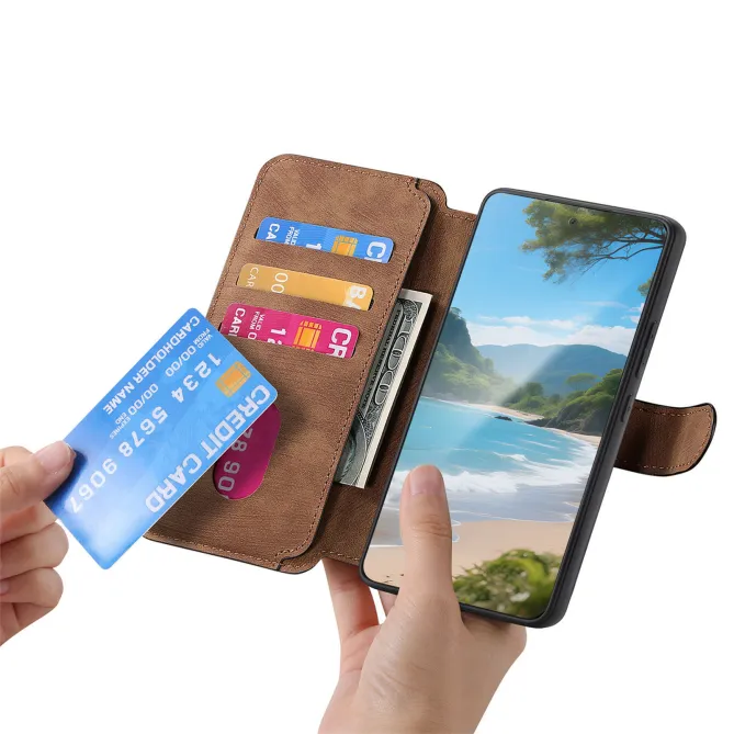 Housse Xiaomi 17T Pro avec Coque Détachable Simili Cuir