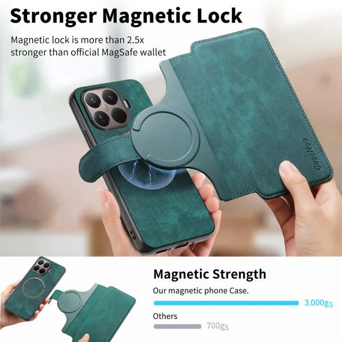 Housse Xiaomi 17T Pro avec Coque Détachable Simili Cuir
